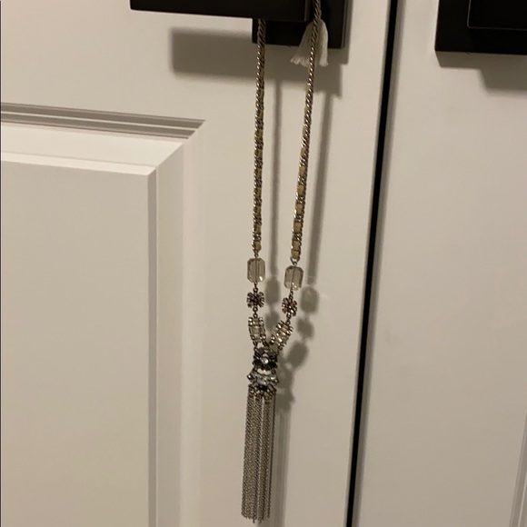 Art Deco Stella & Dot funky crystal necklace - Picture 8 of 13